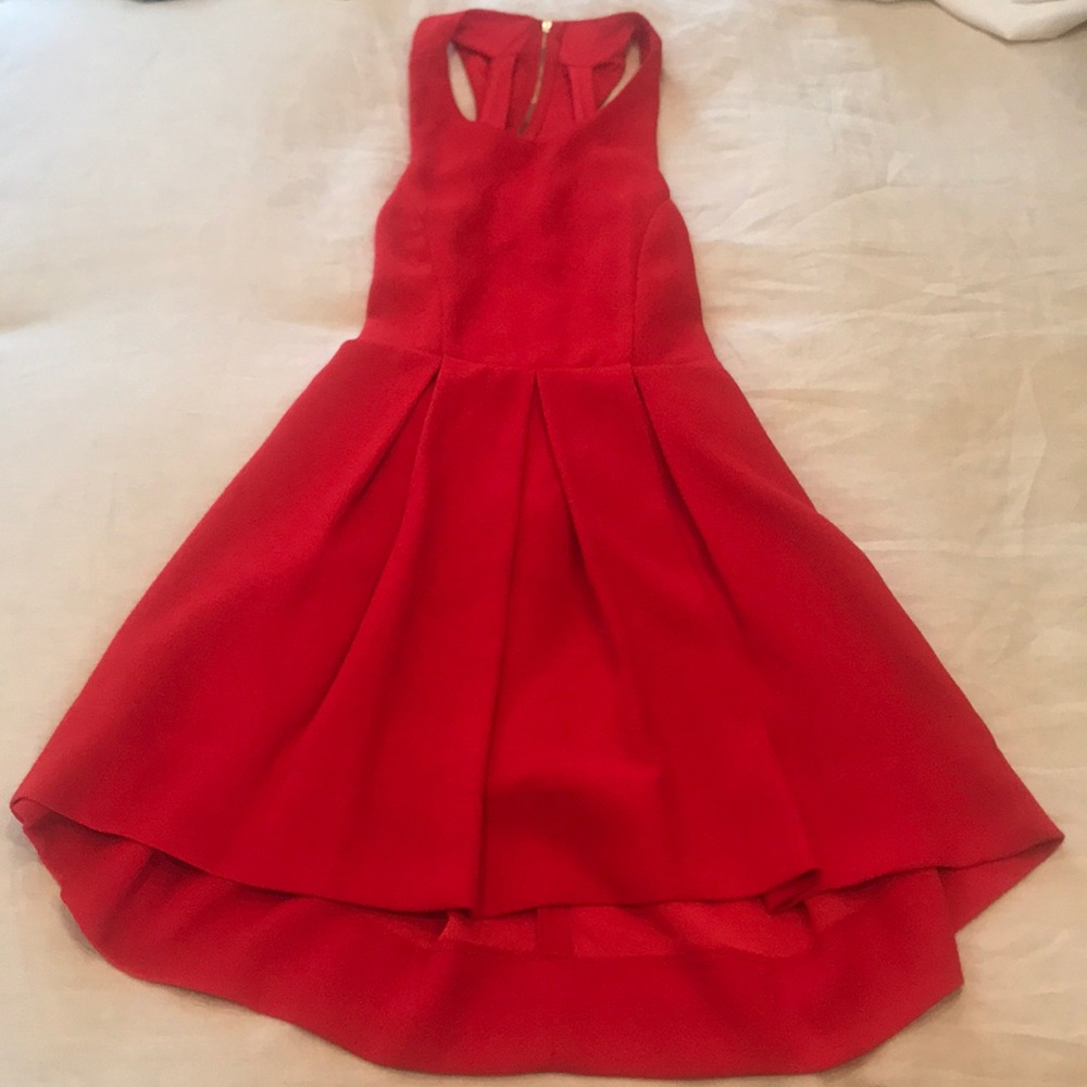 Red sundress with super fun back!